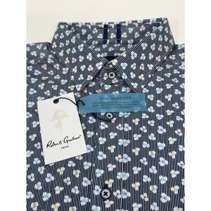 NWT‎ Robert Graham SENAN Floral Modern Americana Tailored Fit Shirt MEDIUM $178
